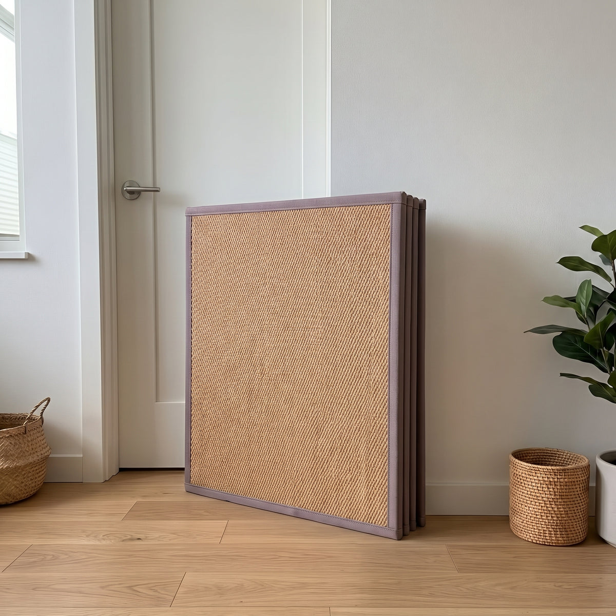 Tatami Pliable 1 Personne en Rotin