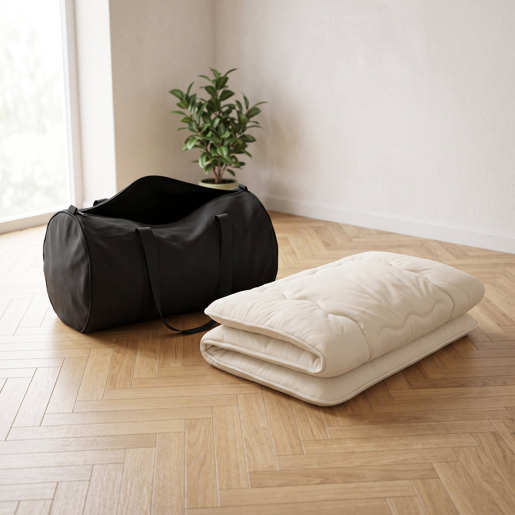 Futon pliable de voyage, lit d'appoint au sol